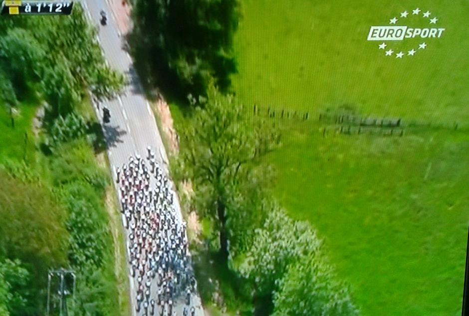 Peloton beim Criterium du Dauphine